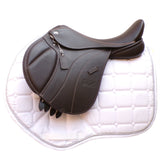 GFS Monarch Pony Jump Saddle S671, Adjustable Gullet - 16" Brown (SKU521)