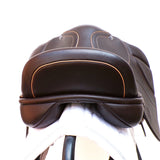 GFS Monarch Pony Jump Saddle S671, Adjustable Gullet - 16" Brown (SKU521)