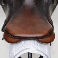 Albion Kontact Lite Monoflap Jump Saddle 17.5" M, Brown (SKU474)