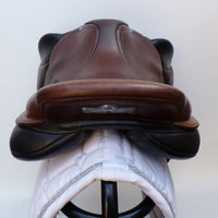 Bates Advanta Monoflap XC / Jump saddle (Adjustable), 17.5", Brown with Black Accents (Easy Change System) (SKU539) - BUY IT NOW