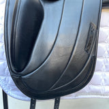 Albion Fabrento Dressage Saddle, 17.5" MW (Adjusta Model) Black (SKU529) - BUY IT NOW