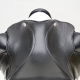 Fairfax Gareth Monoflap Dressage Saddle, 16.5", Adjustable, Black (SKU465) - BUY IT NOW