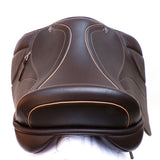 GFS Monarch Pony Jump Saddle S671, Adjustable Gullet - 16" Brown (SKU521)