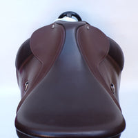 Bates Pony Dressage Saddle (Long Flap) - Size 15", Brown (SKU543) - BUY IT NOW