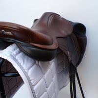 Bates Advanta Monoflap XC / Jump saddle (Adjustable), 17.5", Brown with Black Accents (Easy Change System) (SKU539) - BUY IT NOW