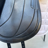 Albion Fabrento Dressage Saddle, 17.5" MW (Adjusta Model) Black (SKU529) - BUY IT NOW