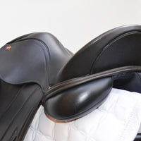 Albion Fabrento Dressage Saddle, 17" MW (Adjusta Model) Black (SKU464)