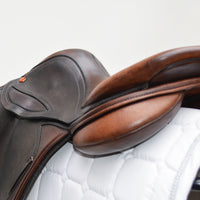 Albion Kontact Lite Monoflap Jump Saddle 17.5" M, Brown (SKU474)