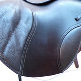Kent & Masters  S-Series Jump Saddle (MJJ) (adjustable), 17" Brown (SKU534)