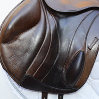 Fairfax Andrew Hoy Monoflap XC Saddle, Adjustable, 17.5", Brown (SKU437)