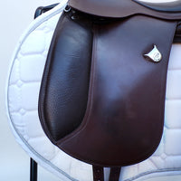 Bates Pony Dressage Saddle (Long Flap) - Size 15", Brown (SKU543) - BUY IT NOW