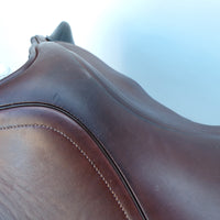 Bates Advanta Monoflap XC / Jump saddle (Adjustable), 17.5", Brown with Black Accents (Easy Change System) (SKU539) - BUY IT NOW
