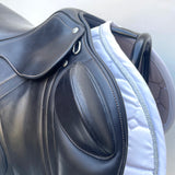 Bates Advanta Monoflap XC / Jump saddle (Adjustable), 16.5", Black (Easy Change System) (SKU568) - BUY IT NOW
