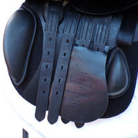 GFS Monarch Regency-X Jump Saddle, Adjustable Gullet - 17" Black (SKU178)