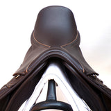 GFS Monarch Pony Jump Saddle S671, Adjustable Gullet - 16" Brown (SKU521)