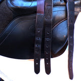 Kent & Masters  S-Series Jump Saddle (MJJ) (adjustable), 17" Brown (SKU534)