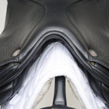 Fairfax Gareth Monoflap Dressage Saddle, 16.5", Adjustable, Black (SKU465) - BUY IT NOW