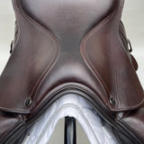 Ideal Impala Pro Jump saddle - 17" XW, Brown (SKU558)