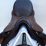 Bates Pony Dressage Saddle (Long Flap) - Size 15", Brown (SKU543) - BUY IT NOW