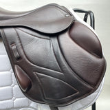 Ideal Impala Pro Jump saddle - 17" XW, Brown (SKU558)