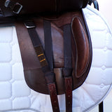 Bates Pony Dressage Saddle (Long Flap) - Size 15", Brown (SKU543) - BUY IT NOW
