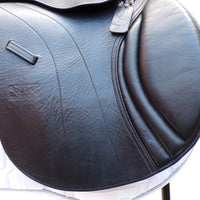 GFS Monarch Regency-X Jump Saddle, Adjustable Gullet - 17" Black (SKU178)