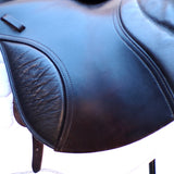Kent & Masters  S-Series Jump Saddle (MJJ) (adjustable), 17" Brown (SKU534)