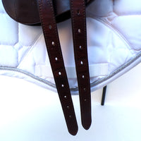 Bates Pony Dressage Saddle (Long Flap) - Size 15", Brown (SKU543) - BUY IT NOW