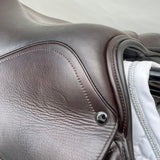Ideal Impala Pro Jump saddle - 17" XW, Brown (SKU558)