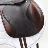 Albion Kontact Lite Monoflap Jump Saddle 17.5" M, Brown (SKU474)