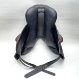 Ideal Impala Pro Jump saddle - 17" XW, Brown (SKU558)