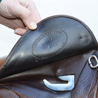 Fairfax Andrew Hoy Monoflap XC Saddle, Adjustable, 17.5", Brown (SKU437)