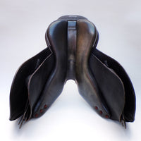 GFS Monarch Regency-X Jump Saddle, Adjustable Gullet - 17" Black (SKU178)