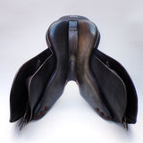 GFS Monarch Regency-X Jump Saddle, Adjustable Gullet - 17" Black (SKU178)