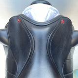 Albion Fabrento Dressage Saddle, 17.5" MW (Adjusta Model) Black (SKU529) - BUY IT NOW