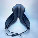Albion Fabrento Dressage Saddle, 17.5" MW (Adjusta Model) Black (SKU529) - BUY IT NOW