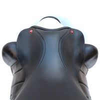 Albion Fabrento Dressage Saddle, 17" MW (Adjusta Model) Black (SKU513)