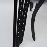 Fairfax Elias Monoflap Dressage Saddle, 17", Adjustable, Black (SKU452)