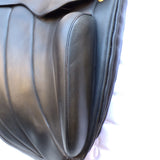 Albion Fabrento Dressage Saddle, 17" MW (Adjusta Model) Black (SKU513)
