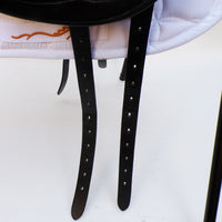 Albion Fabrento Dressage Saddle, 17" MW (Adjusta Model) Black (SKU513)