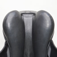 Fairfax Elias Monoflap Dressage Saddle, 17", Adjustable, Black (SKU452) - BUY IT NOW