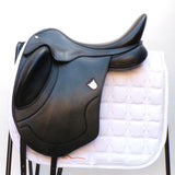 Bates Artiste Dressage Saddle - Size 1 (17-17.5") Black (Easy Change System) (SKU358) - BUY IT NOW