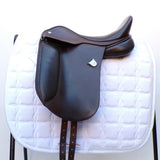 Bates Pony Dressage Saddle (Long Flap) - Size 15", Brown (SKU536)