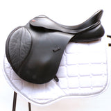Kent and Masters Original High Wither GP saddle, Adjustable Gullet, 17.5", Black (SKU484)