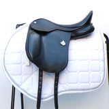 Bates Pony Dressage Saddle - Size 16", Black (SKU541)
