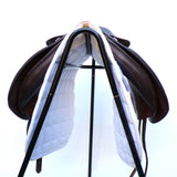 Bates Pony Dressage Saddle (Long Flap) - Size 15", Brown (SKU536)