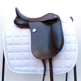Bates Pony Dressage Saddle (Long Flap) - Size 15", Brown (SKU536)
