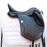 Bates Artiste Dressage Saddle - Size 1 (17-17.5") Black (Easy Change System) (SKU358) - BUY IT NOW