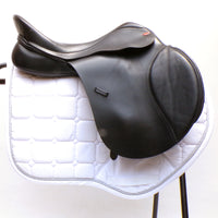 Kent and Masters Original High Wither GP saddle, Adjustable Gullet, 17.5", Black (SKU484)