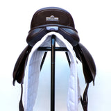 Bates Pony Dressage Saddle (Long Flap) - Size 15", Brown (SKU536)